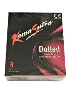 Kamasutra 3-Piece Dotted Condom Pack 