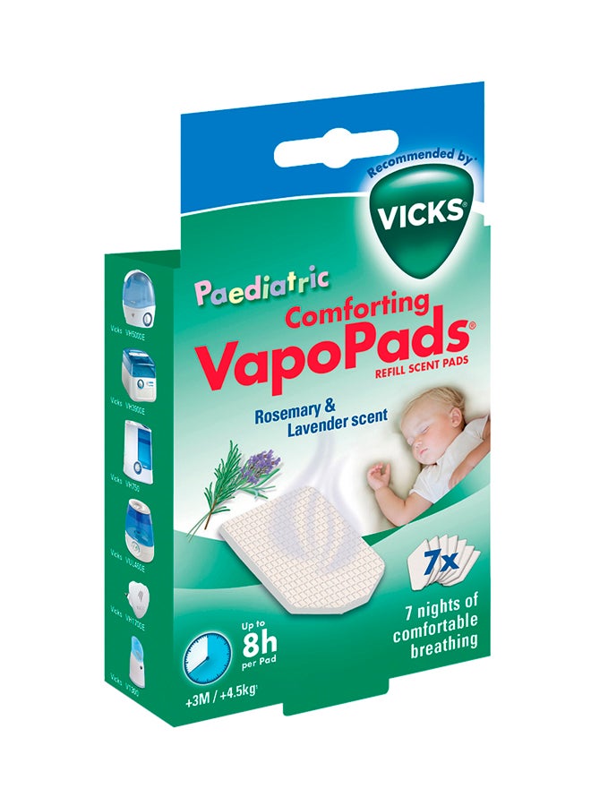 فكس طقم شرائح فابوبادز المريحة من 7 قطع - برائحة الروزماري واللافندر