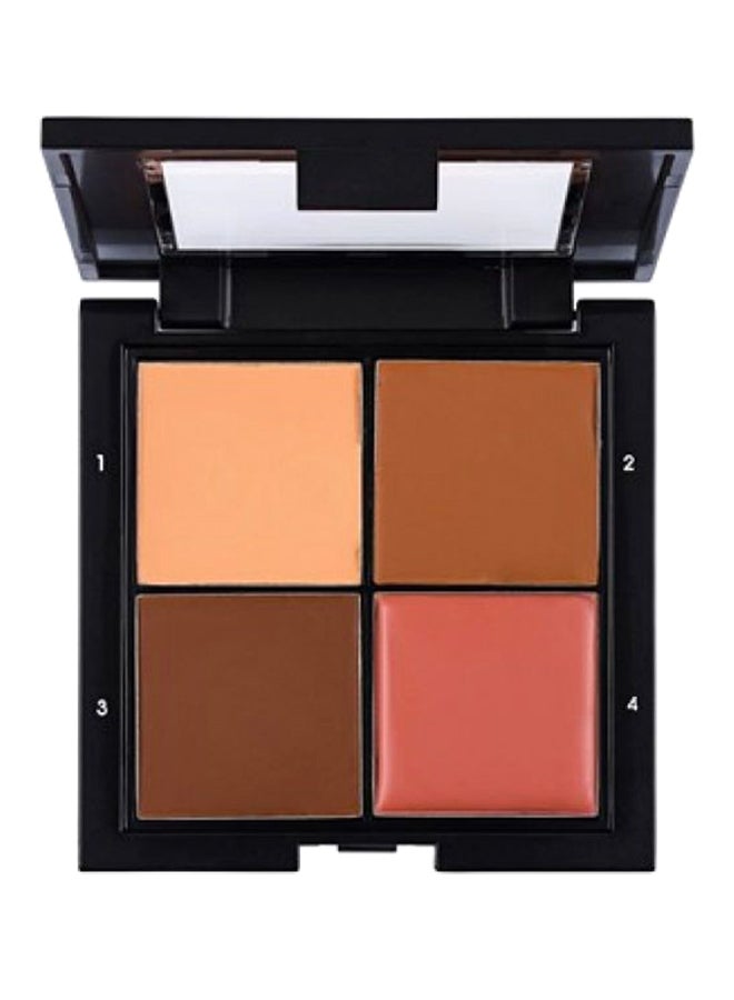 فلورمار مجموعة ألوان مستحضرات تجميل لإضاءة الوجه وتحديده 02 ميديام - Image 1