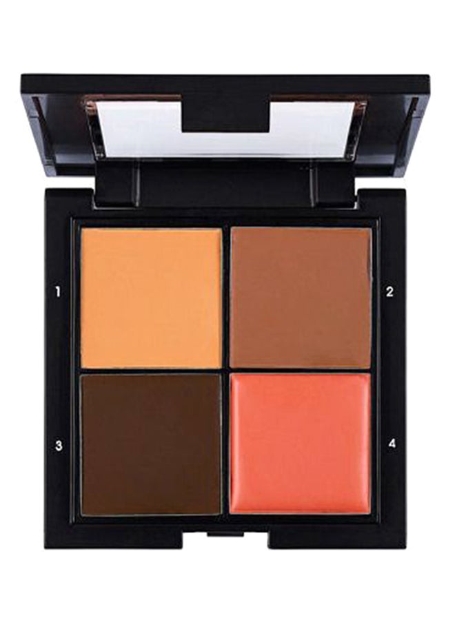 فلورمار مجموعة ألوان مستحضرات تجميل لإضاءة الوجه وتحديده 04 داكن - Image 1