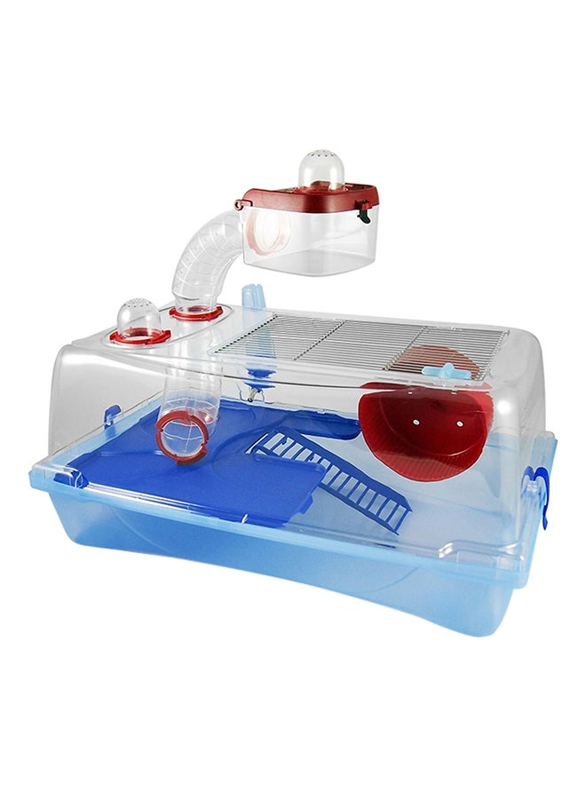 MPS Kleo VIP Cage For Hamster Blue/Clear/Red