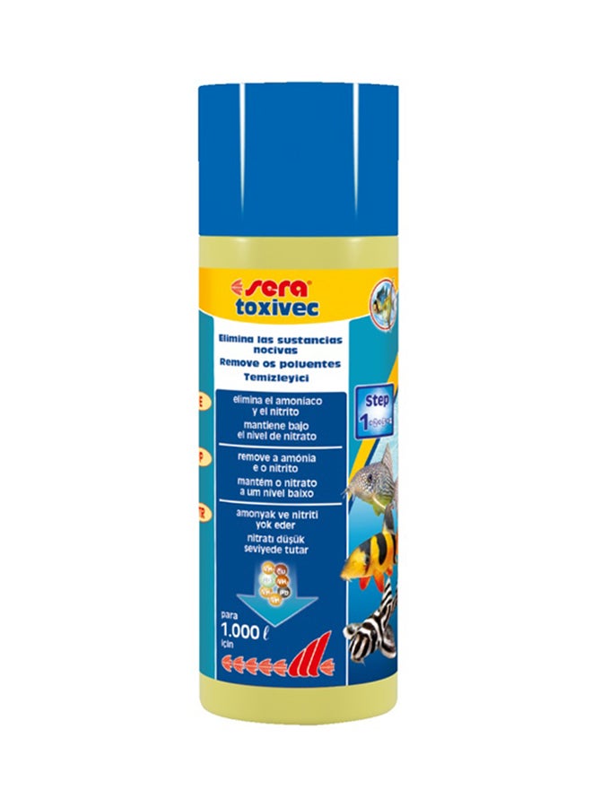 سيرا توكسيفيك لإزالة السموم في حالة الطوارئ ولتكييف ماء الصنبور بأحواض السمك سعة 1000 لتر 250ملليلتر