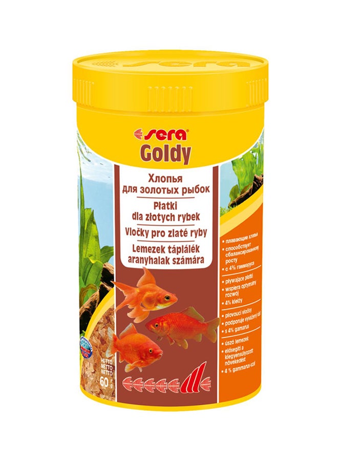 Goldy Aquarium Goldfish Flakes Food 250ml