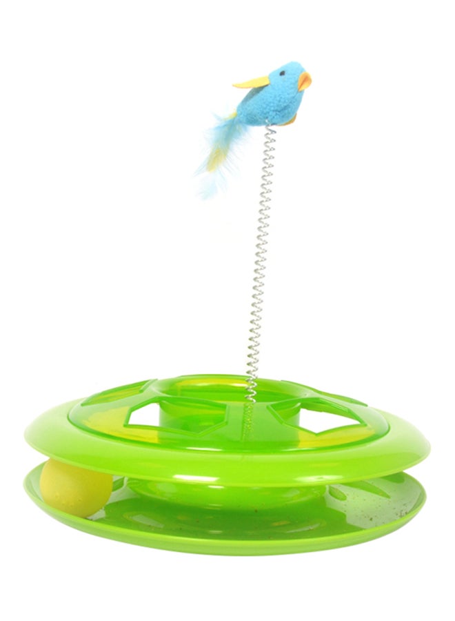 Duvo Happy Hoop Play Toys For Cat Green/Blue 26cm 