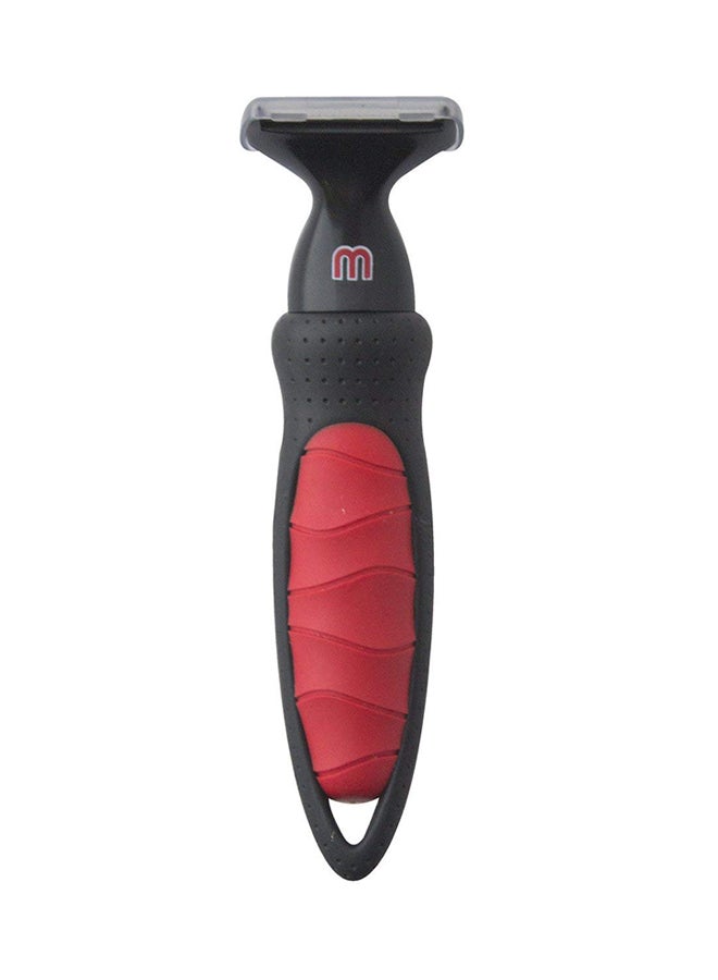 Mikki - Grooming Moult Master For Smaller Pets And Cat Coat Red/Black - Image 1