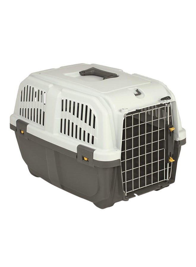 Skudo Pet Transport Basket Grey/White XXS