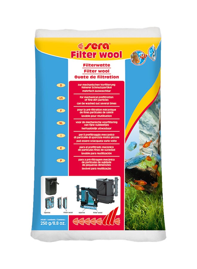 سيرا مواد صوفية للترشيح السابق الميكانيكي لحوض السمك 250جرام