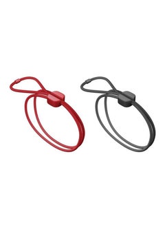 2-Piece Multi Purpose Ties Red/Black Large