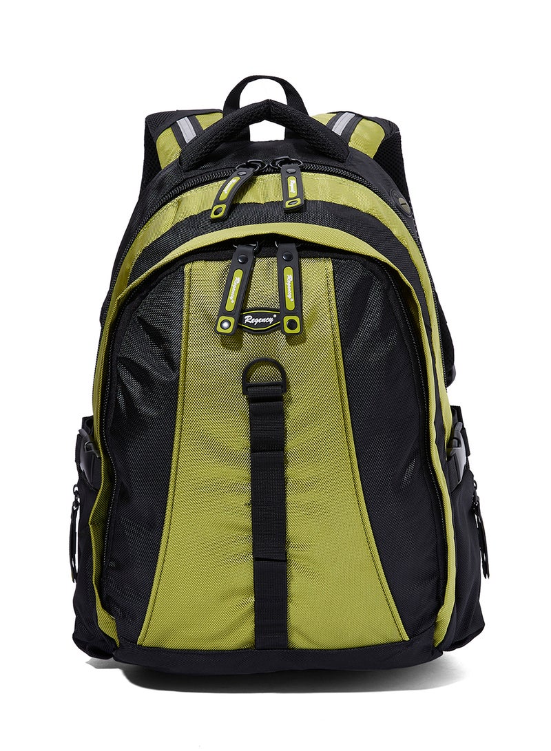 Regency Liv Adjustable Strap Backpack Black/Green - Image 1