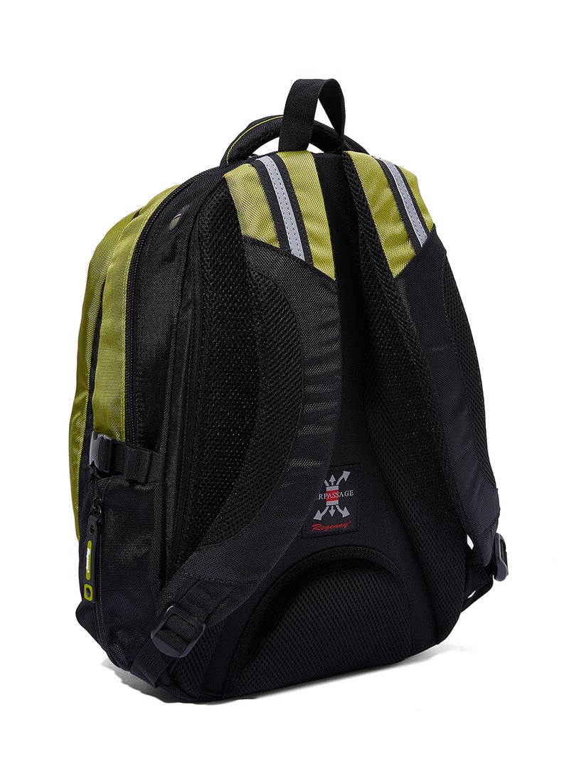 Regency Liv Adjustable Strap Backpack Black/Green - Image 2