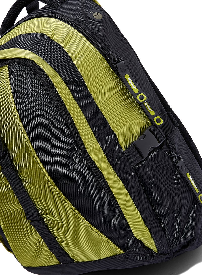 Regency Liv Adjustable Strap Backpack Black/Green - Image 4