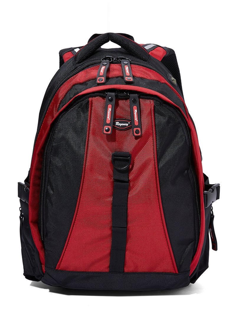 Regency Adjustable Strap Backpack Black/Red - Image 1