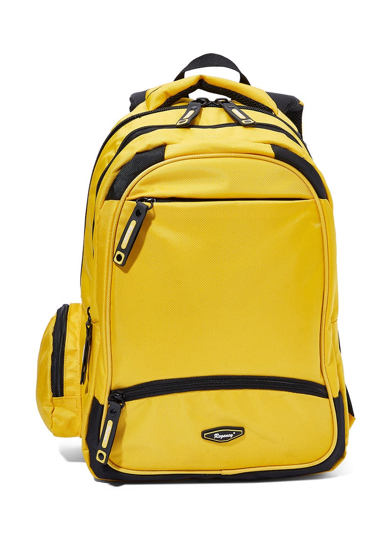 Regency Liv Adjustable Strap Backpack Black/Yellow - Image 1