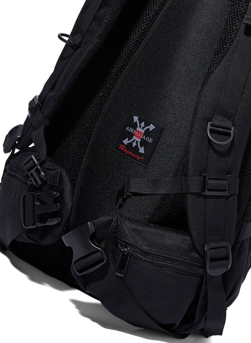 Regency - Adjustable Strap Backpack Black/Red - Image 1