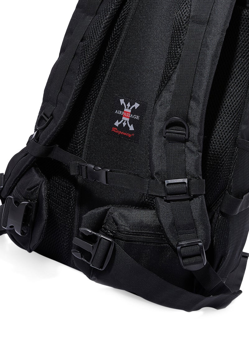 Regency - Adjustable Strap Backpack Black/Yellow - Image 1