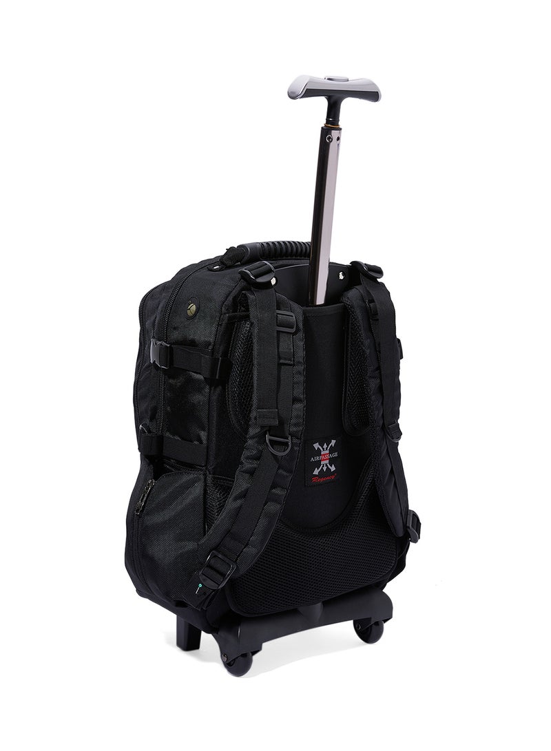 Regency Rev Adjustable Strap Trolley Backpack Black  - Image 2