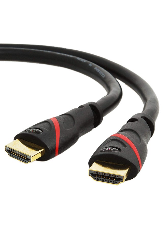 DM Female To Male HDMI Extension Cable For PlayStation 3 And XBox Controller Black