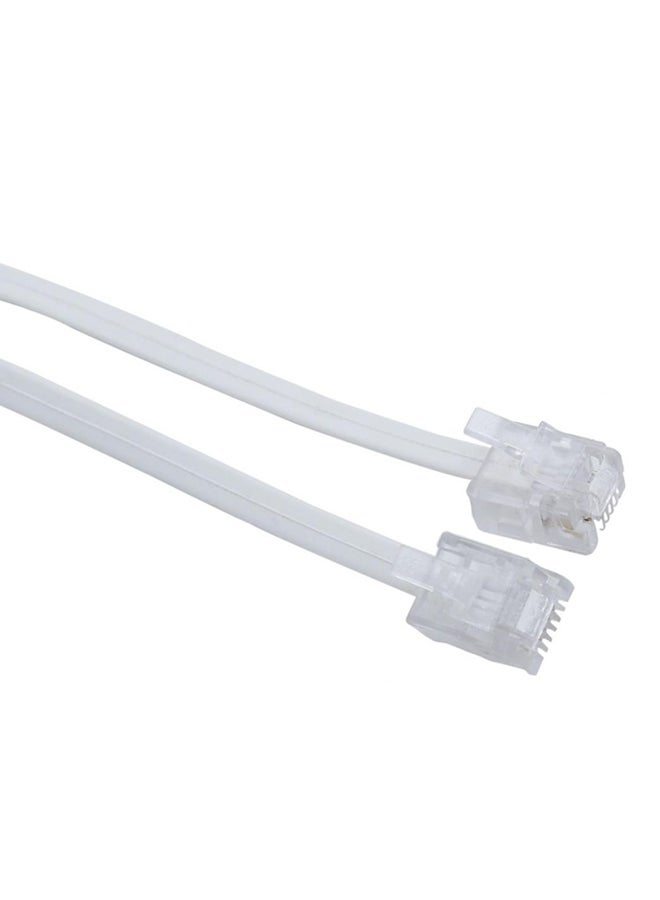 هاي تيك سلك توصيل للتليفون أبيض - Image 2