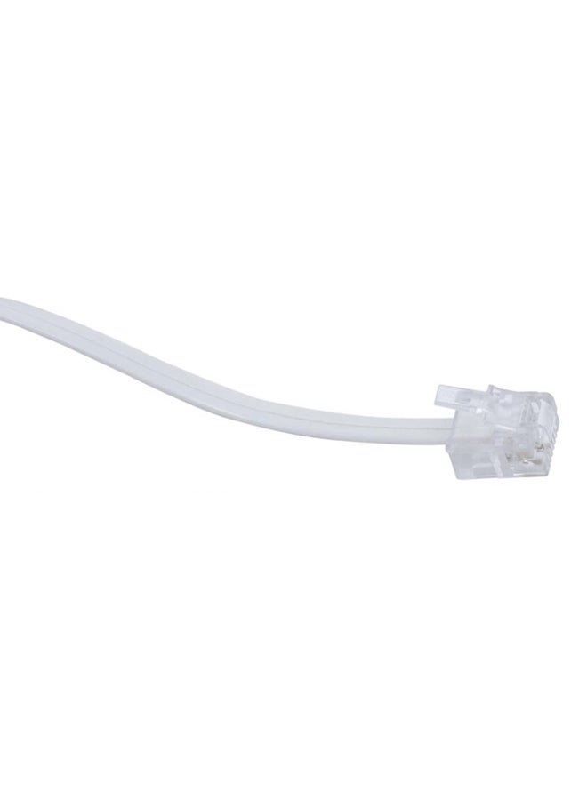 هاي تيك سلك توصيل للتليفون أبيض - Image 3