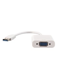 USB 3.0 To VGA Cable White
