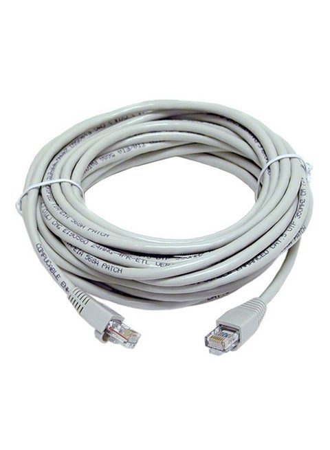 Cat 6 Rj45 Connectors Networking Cable Grey