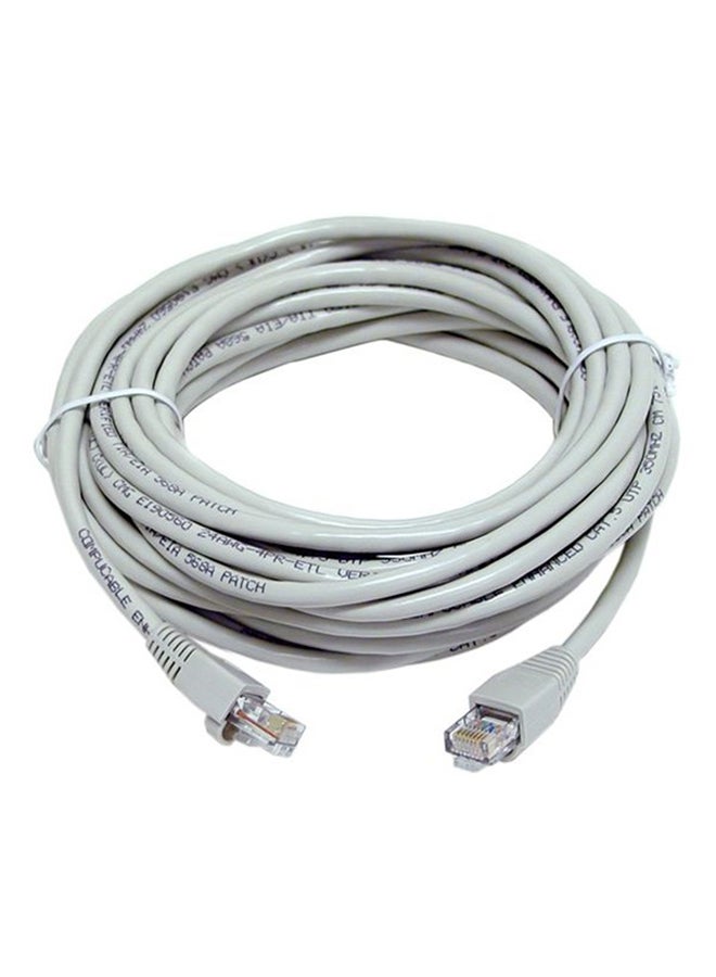 Generic Cat 6 Rj45 Connectors Networking Cable Grey 