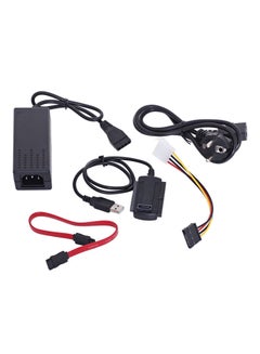 USB 2.0 To SATA IDE Cable Black