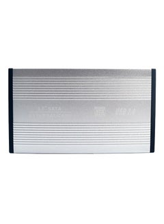 USB 2.0 SATA Hard Disk Drive External Adapter Case Silver