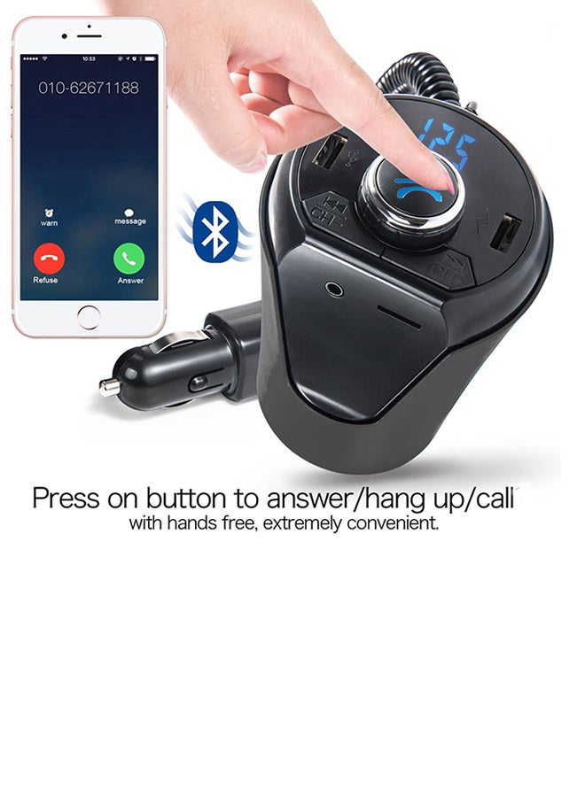 Generic - Bluetooth Car Kit FM Transmitter MP3 Music Player - Image 1