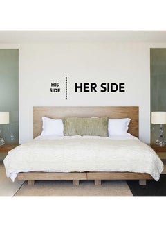 Headboard Wall Sticker Black 118x60cm - v1533189486/N15957487A_1