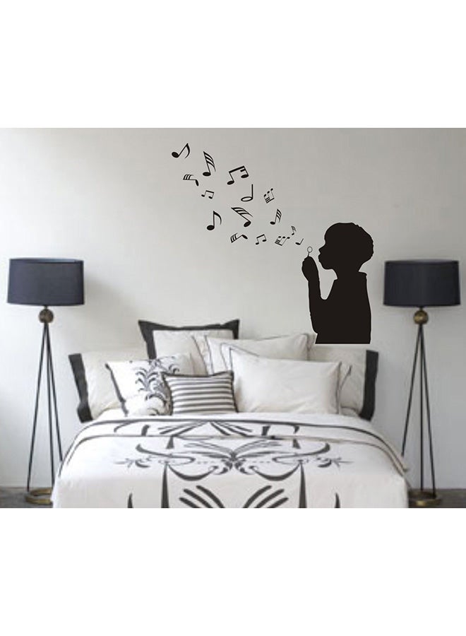 ملصق جداري مبتكر أسود 90x50سنتيمتر