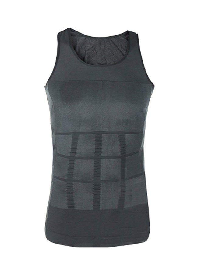 Just One Shapers Shapers Seamless Slimming Vest Grey - Image 2