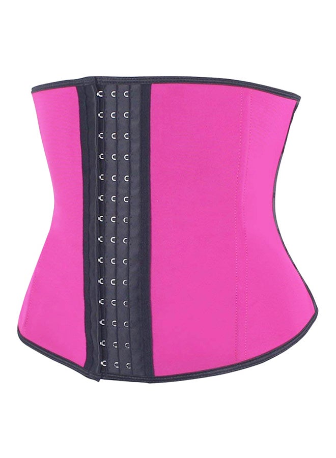 Dr. Hakem Hook Closure Corset Pink/Black  - Image 3