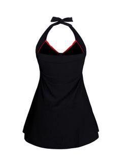 QiaoKai One-Piece Swimwear Black/White/Red  - Image 2