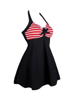 QiaoKai One-Piece Swimwear Black/White/Red  - Image 3