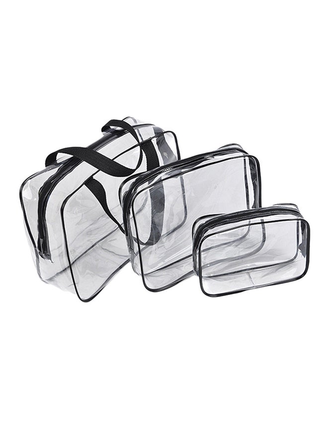 CABINA HOME 3-Pieces Toiletry Bag Set Black