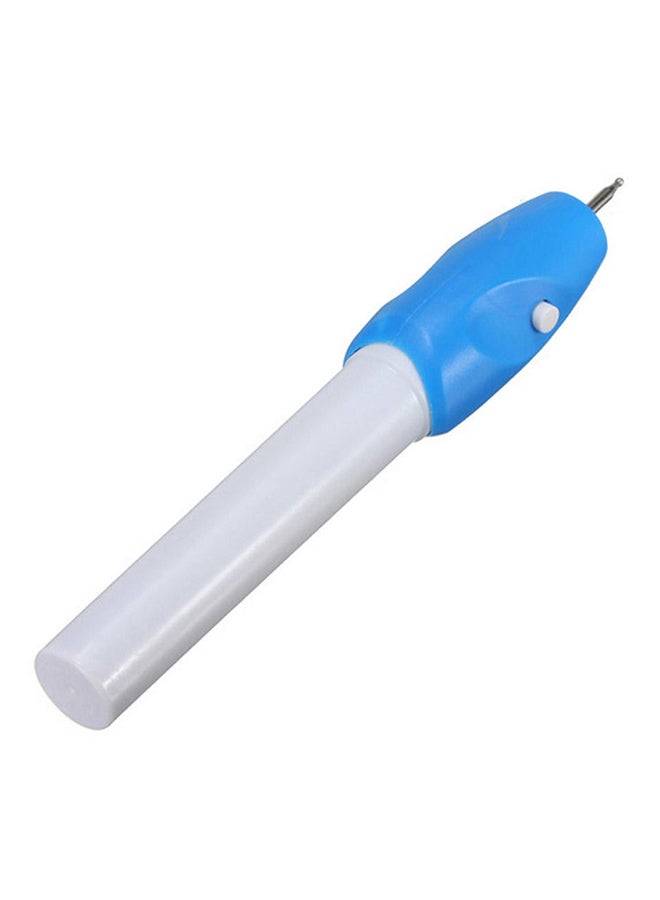 CABINA HOME Cordless Electric Engraving Carving Pen Blue/White - Image 1