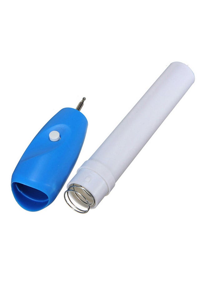 CABINA HOME Cordless Electric Engraving Carving Pen Blue/White - Image 2