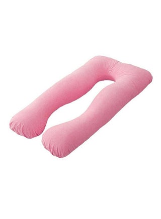 U-Shaped Maternity Pillow Cotton Pink 80x120cm - v1533216495/N16105110A_1