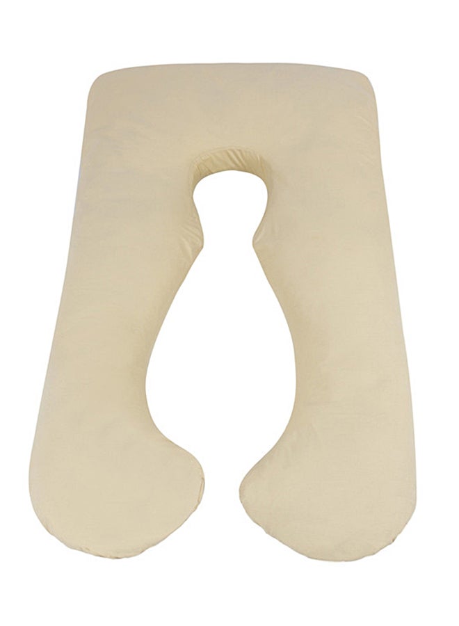 وسادة حمل وولادة شكل حرف U cotton بيج 80x120سم