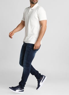 Iconic Short Sleeves Polo T-Shirt White  - Image 3