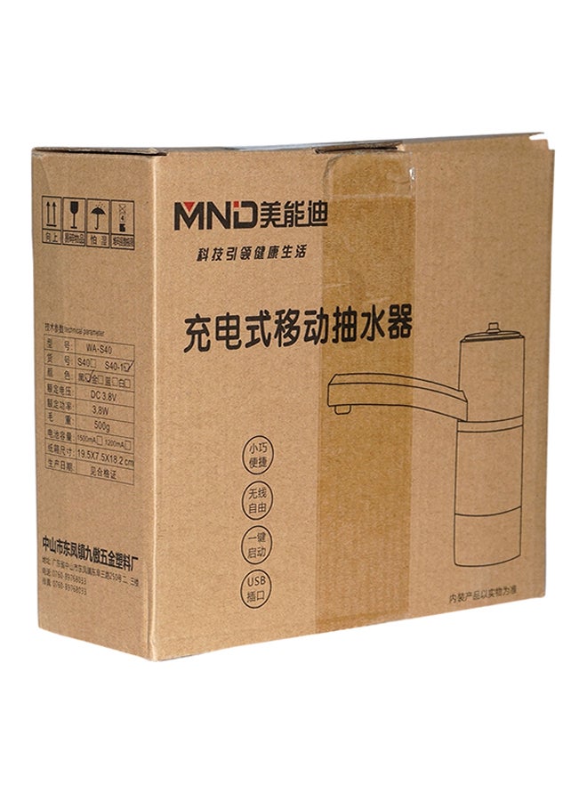 إيزي سو موزع مياه مزوّد بمضخة وقابل للشحن S401 أسود - Image 4