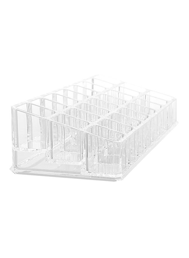 24-Slot Lipstick Organizer Clear - Image 2