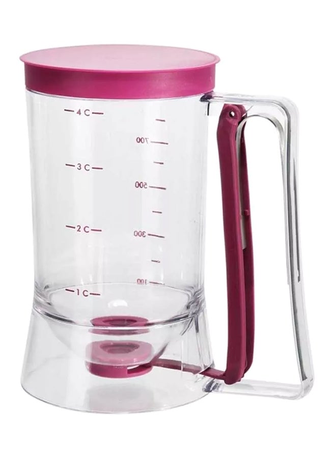 Batter Dispenser With Measuring Label Clear/Purple