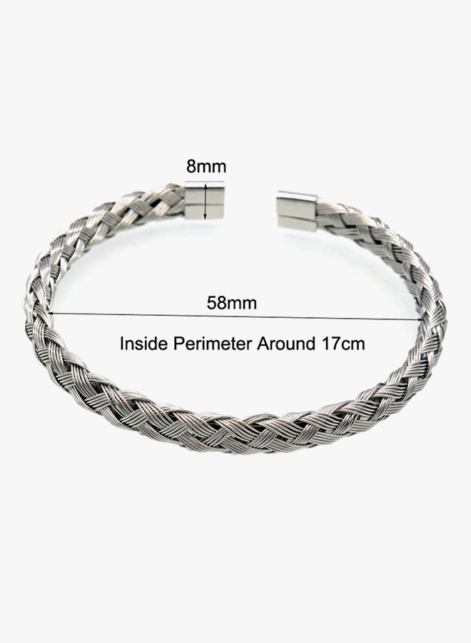 Atiq - Stainless Steel Bracelet WE-005-Silver - Image 1