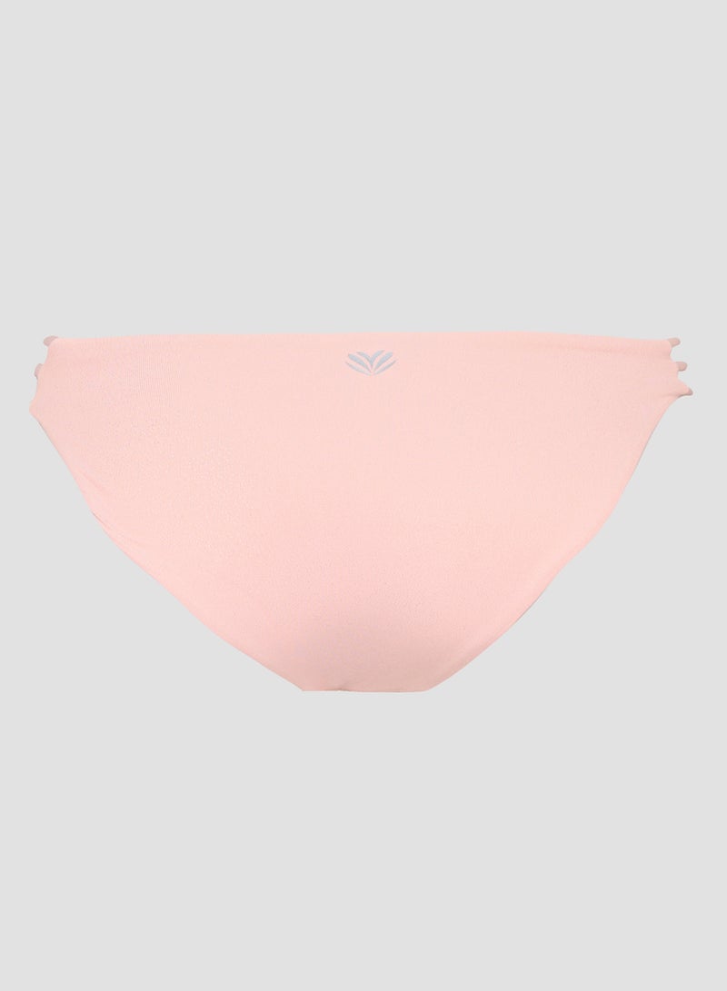 FOREVER 21 Ladder Cutout Bikini Bottoms Pink 