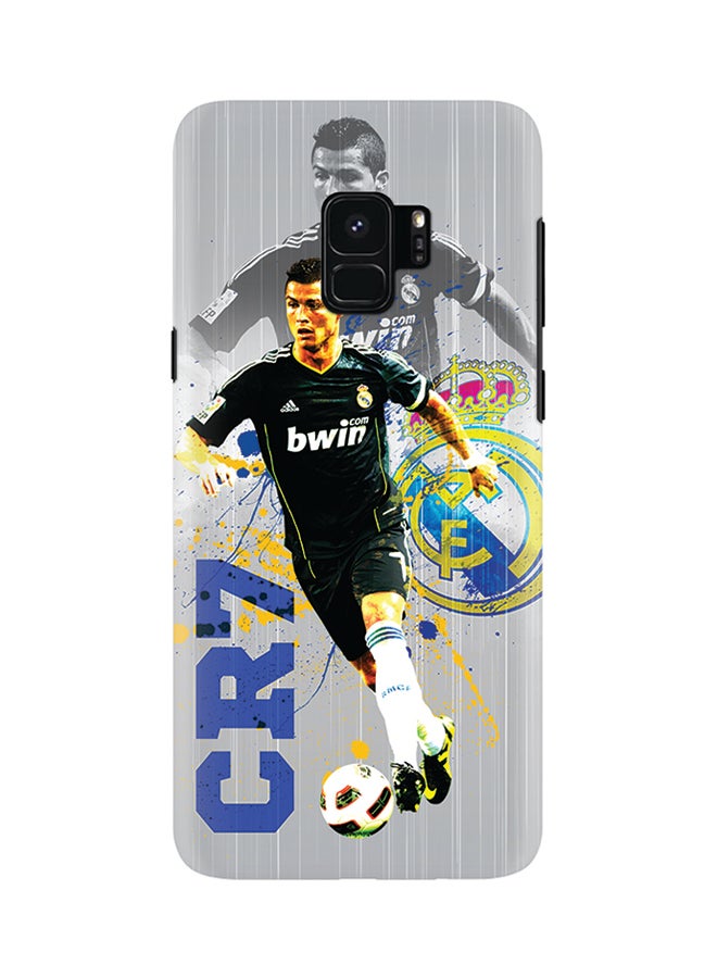 ستايلايزد غطاء سناب رفيع بمظهر غير لامع لهاتف سامسونج جالاكسي S9 CR7 هجوم - Image 1