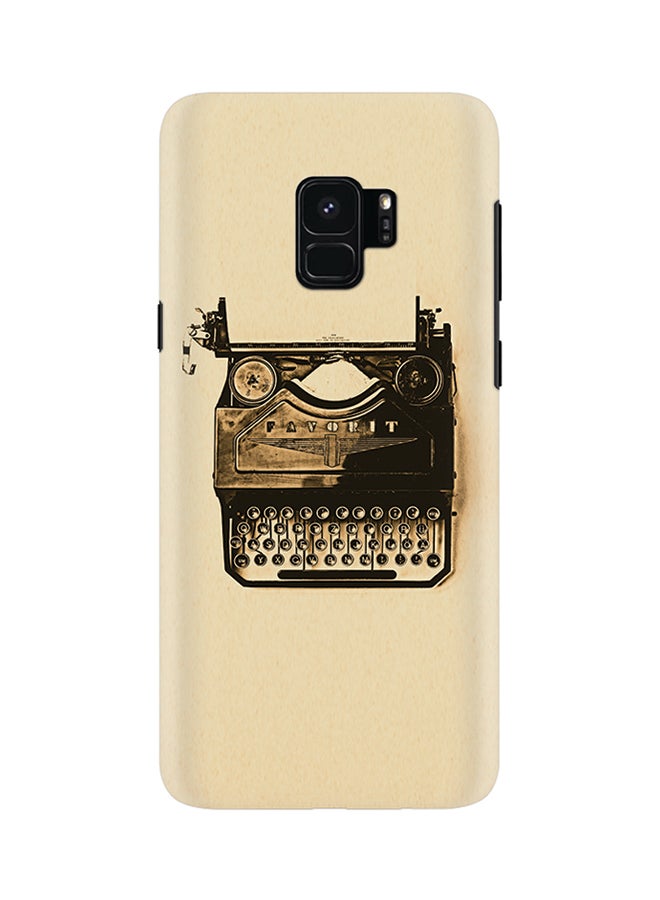 ستايلايزد غطاء محكم رفيع بمظهر غير لامع لهاتف سامسونج جالاكسي S9 آلة كاتبة - Image 1