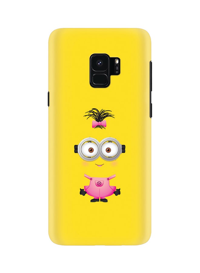 Stylizedd Slim Snap Matte Finish Case Cover For Samsung Galaxy S9 Girly Minion 2 - Image 1