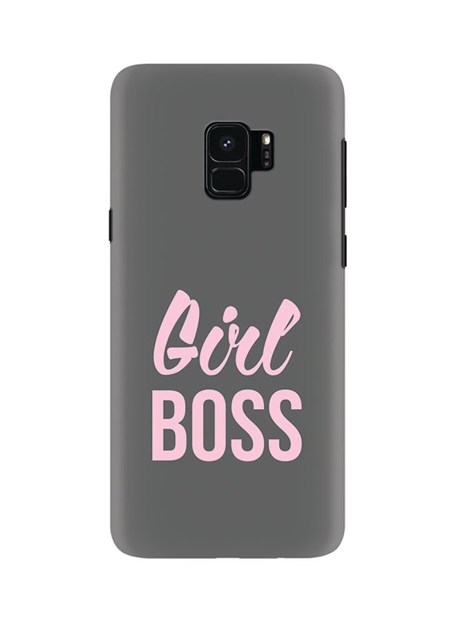 Stylizedd Slim Snap Matte Finish Case Cover For Samsung Galaxy S9 Girl Boss - Image 1